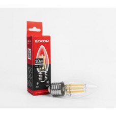 Лампа Etron Filament Power прозрачное стекло LED 1-EFP-116 C37 10Вт 4200K Е27 (10)