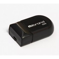 Флеш-пам`ять 32GB Mibrand Scorpio USB 2.0 black 1218  