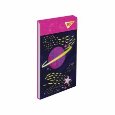 Блокнот A7+ 50 аркушів лінія Yes ETTA VEE COSMOS софт-тач і фольга золото (6) 151645 