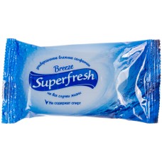 Серветки вологі Super Fresh Breeze 15 шт (120) 3490