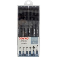 Набір лінерів Joyko 0,1;0,3;0,5;0,8;BR; 2мм 6 шт (1) (24) DP-S 298