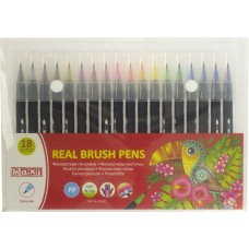 Фломастери-пензлики Maxi Real Brush 18 кольорів (1) (12) MX15231