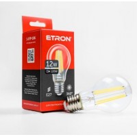 Лампа Etron Filament Power прозрачное стекло LED 1-EFP-106 A60 12Вт 4200K Е27 (10)