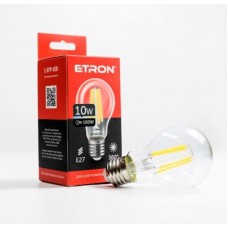 Лампа Etron Filament Power прозоре скло LED 1-EFP-108 A60 10Вт 4200K Е27 (10)