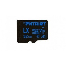 Карта пам'яті 32 Gb Micro-SDHC (UHS-1) Patriot LX series adapter class10