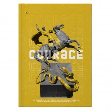 Книга-канцелярська A4 96 аркушів клітинка Courage жовта Axent (10) №8422-552   