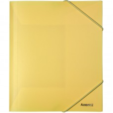 Папка "Axent" №1514-26 Pastelini А5 на рез.,жовта(1)(100)