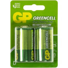 Батарейки GP Greencell 13G-U2 R-20/блістер 2шт (10)(60)