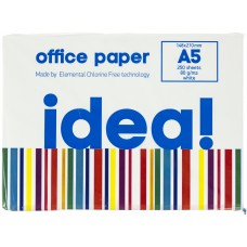 Папір офісний A5 Idea 80г/м2 С 250 аркушів (20)  