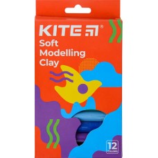 Пластилін "Kite" Fantasy 12 кольор. 200гр воск. №K22-086-2(60)