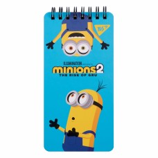 Блокнот пруж. верх. подв. B7 60арк. лін. Minions №151768/Yes/(30)(60)