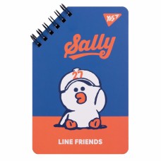 Блокнот пруж. подв. A6 60арк. лін. "Line Friends" Sally №151756/Yes/(1)(30)