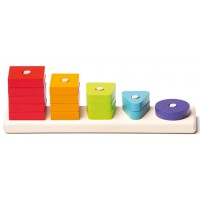  Игрушка деревянная Геометрический сортер №LSG-1/15320