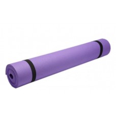 Коврик для йоги EVA 5 мм 173 х61 см, 6 цветов, 61 х11х11см (24)  M0380-2