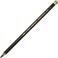 Олівець кольоровий Koh-i-noor Polycolor художній brown / темно-коричневий (12) 3800 / 33