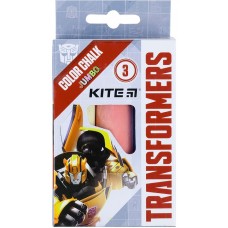 Крейда кольорова Kite 3 кольору Jumbo Transformers (20) (120) TF21-077