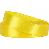 Лента атлас 1,8смх 22м желтая(8) MX62195-15
