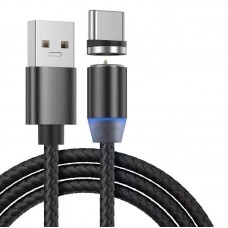 Кабель USB > Type-C Havit HV-CB6164 магнітний 1м black №8334