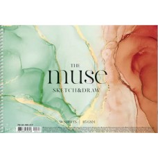  Альбом для ескізів на пружині 50/115 A4 Muse картон (1) (36) №PB-SC-050-317 Школярик