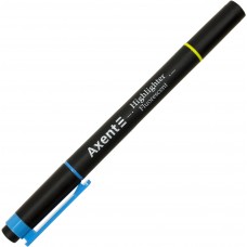  Текстмаркер Axent клиновидний Highlighter Dual 2-4 мм блакитний (12) (144) №2534-02-A