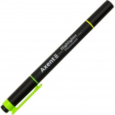  Текстмаркер Axent клиновидний Highlighter Dual 2-4 мм зелений (12) (144) №2534-04-A