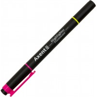  Текстмаркер Axent клиновидний Highlighter Dual 2-4 мм рожевий (12) (144) №2534-10-A