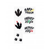  Временные тату Dragon Family Set  TATTon.me