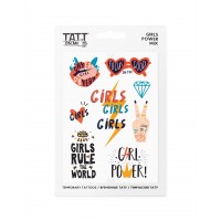 Временные тату Girls Power Mix  TATTon.me