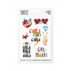 Тимчасові тату Girls Power Mix TATTon.me