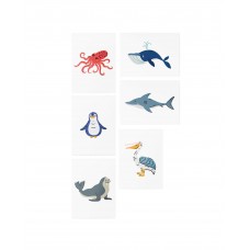 Тимчасові тату з доповненою реальністю Ocean Animals AR Set TATTon.me