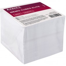 Блок для заміток неклеєний 90х90мм 70мм Axent Elite White 8008