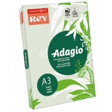 Папір кольоровий А3 160 г/м2 REY Adagio Green 09 зелений (250) (1250)