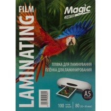 Плівка для ламінування Magic A5 глянцева 80 мк 154х216 (100)