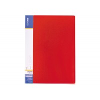 Папка-усы Economix  A4 пластиковая CLIP A Light 1 карман красная (1) (20) (120) №E31207-03