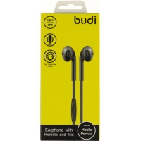 Навушники вставні Budi 1,2 м black мікрофон Breidon №M8J102EP  