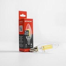 Лампа Etron Filament Power прозрачное стекло LED 1-EFP-128 C37 5 Вт 4200 K Е14 (10)