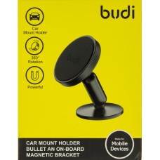 Автотримач Budi магнітний на клейкій основі, 360 градусів, 2 пластини Breidon №CM503B   