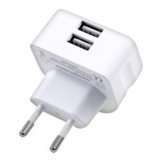 Зарядний пристрій Remax Moon 2USB 2.1A white RMT7188