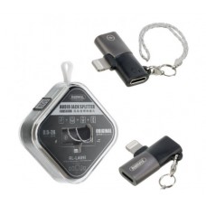 Адаптер перехідник lightning > lightning power-lightning audio Remax RL-LA09i  