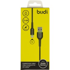  USB-кабель > micro USB Budi 2.4 A 1м №M8J158M