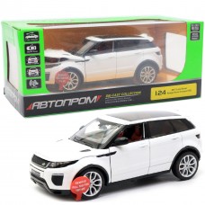 Машина Автопром (1:24) 2017 Range Rover Evoque HSE звук, світиться, в коробці 24,5х12,5х10,5 см (6) (12) КІ №68258AW  