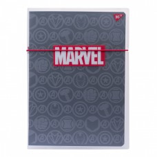 Зошит A4 48 аркушів клітинка в пластиковій папці Yes Marvel Black (1) 764425 