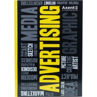  Книга-канцелярська A4 80 аркушів клітинка Colors жовта (5) №8421-06-A Axent