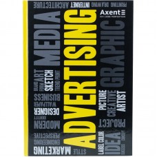  Книга-канцелярська A4 80 аркушів клітинка Colors жовта (5) №8421-06-A Axent