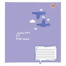 Зошит 12 аркушів лінія YES Stay positive (25) (500) №765589