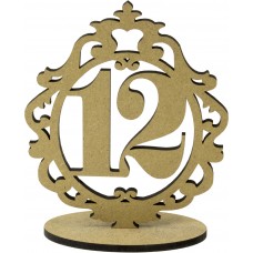  Номера на стол 15х11см 12 МДФ 5 мм