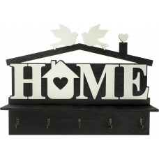 Ключница Home с голубками 30х39х8см фанера