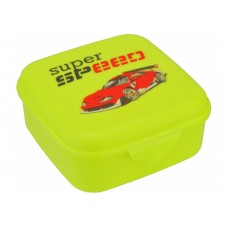 Ланч бокс пластиковий Economix 850 мл Car, жовтий (12) №E98395