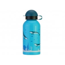 Пляшка для води металева CoolForSchool 500 мл Whale блакитна №CF61304