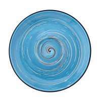  Блюдце керамічне 300 мл Spiral Blue Wilmax (6) (48) №WL-669636/6363